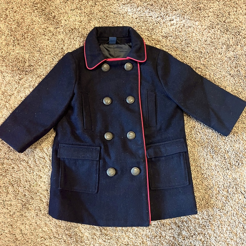Baby Gap toddler wool Pea Coat, sz 18-24 months